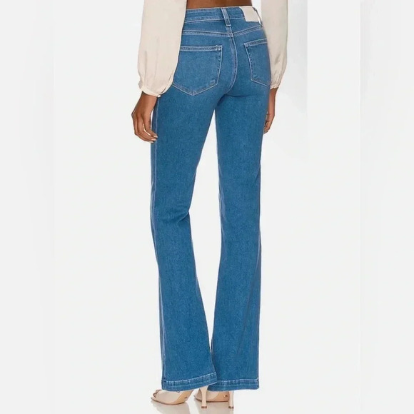 Paige NWT Genevieve Modern High Rise Flare in Golden Years - NWT - Picture 3 of 8